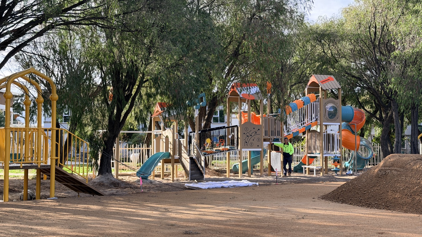 Completed playground installation at the Busselton Beach Resort project